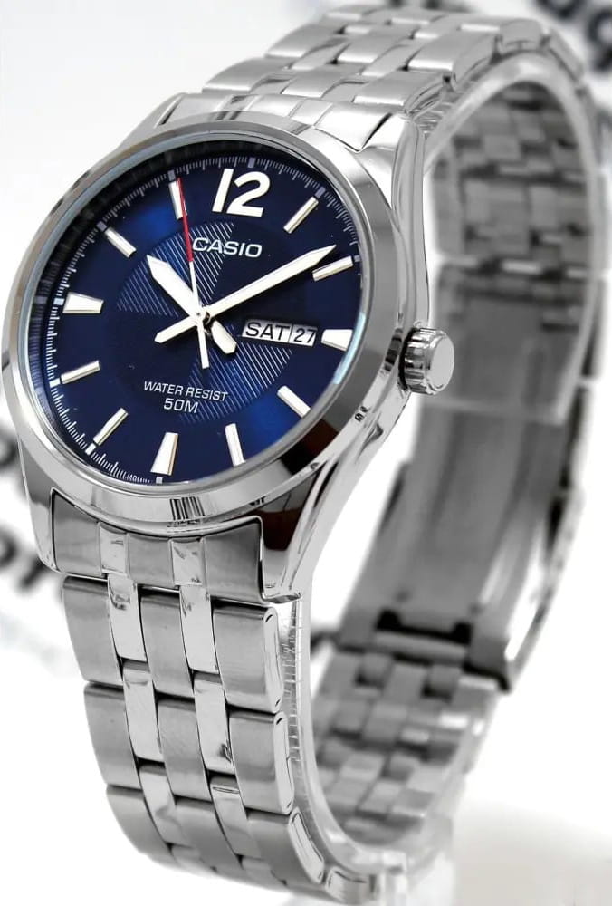 Casio Casio Collection MTP-1335D-2AVDF (MTP-1335D-2A) япония наручные мужские часы заводная головка с логотипом Casio
