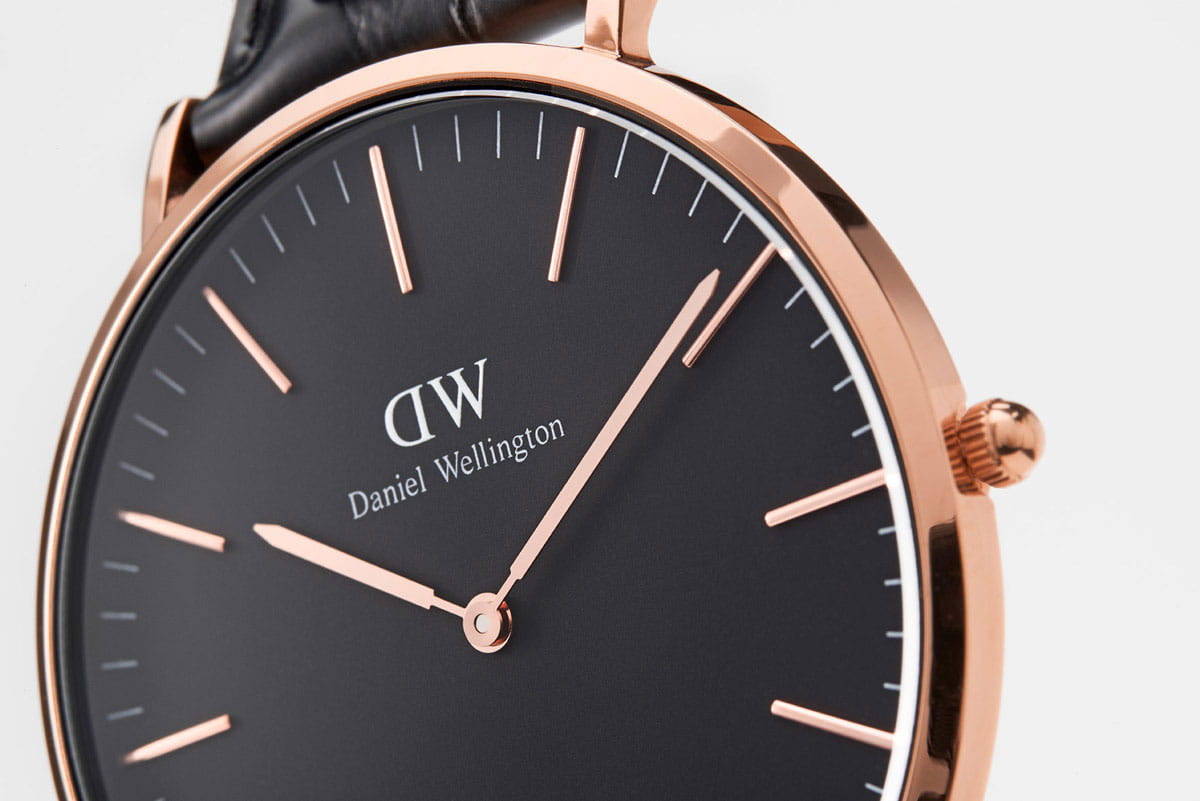 Daniel Wellington Daniel Wellington Classic Black Cornwall DW00100150, classic  швеция женские часы на браслете нейлон боковой вид