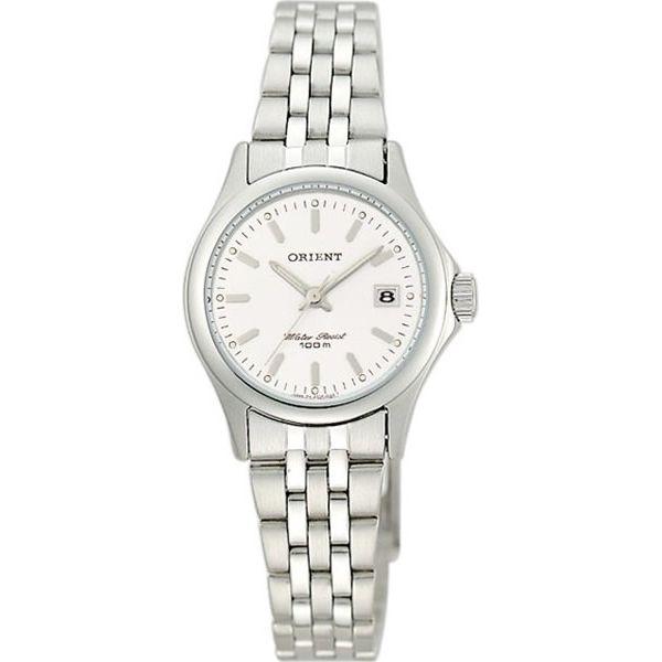 Orient Orient SZ2F001W (FSZ2F001W)  FSZ2F001W  женские часы белый циферблат, браслет  — вид спереди