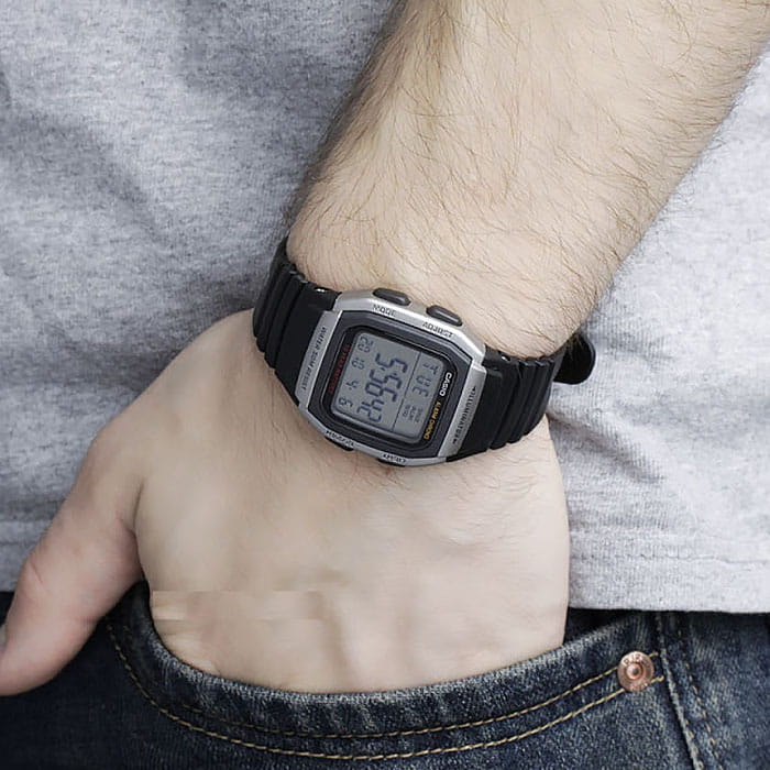 Оригинальные часы Casio Casio Collection W-96H-1AVDF (W-96H-1A) кварцевые калибр механизма  общий вид