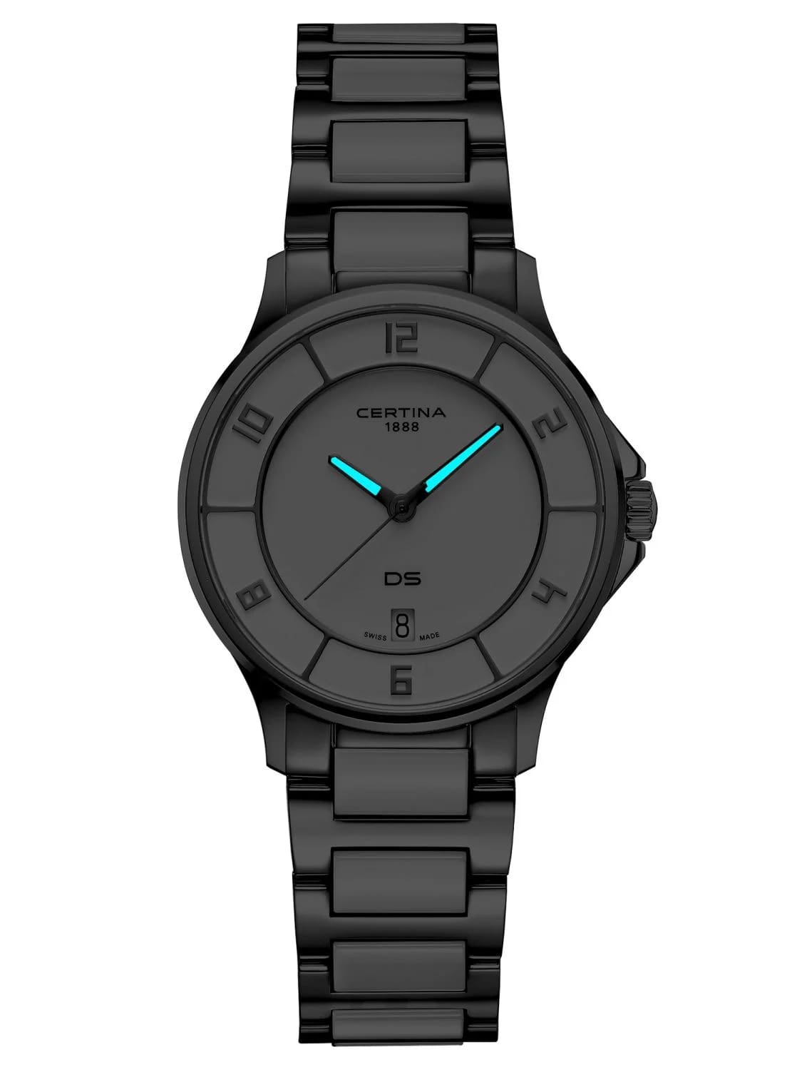 Certina Certina DS-6 Lady C039.251.11.017.00  — детали корпуса и нержавеющая сталь 316l
