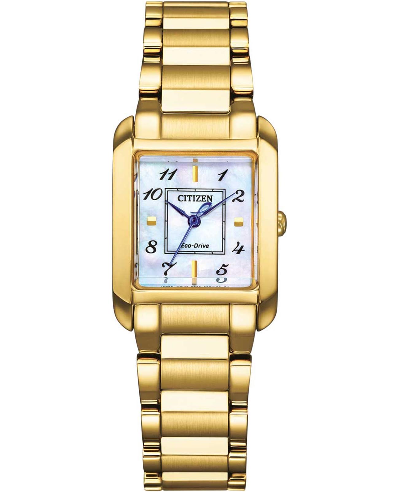 Citizen Citizen Citizen L EW5602-81D  EW5602-81D кварцевые женские часы перламутровый циферблат, браслет нержавеющая сталь с ip-покрытием — вид спереди