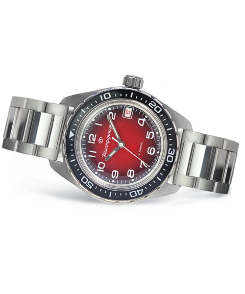 Восток Восток Командирские 02035А , наручные мужские часы фото под углом