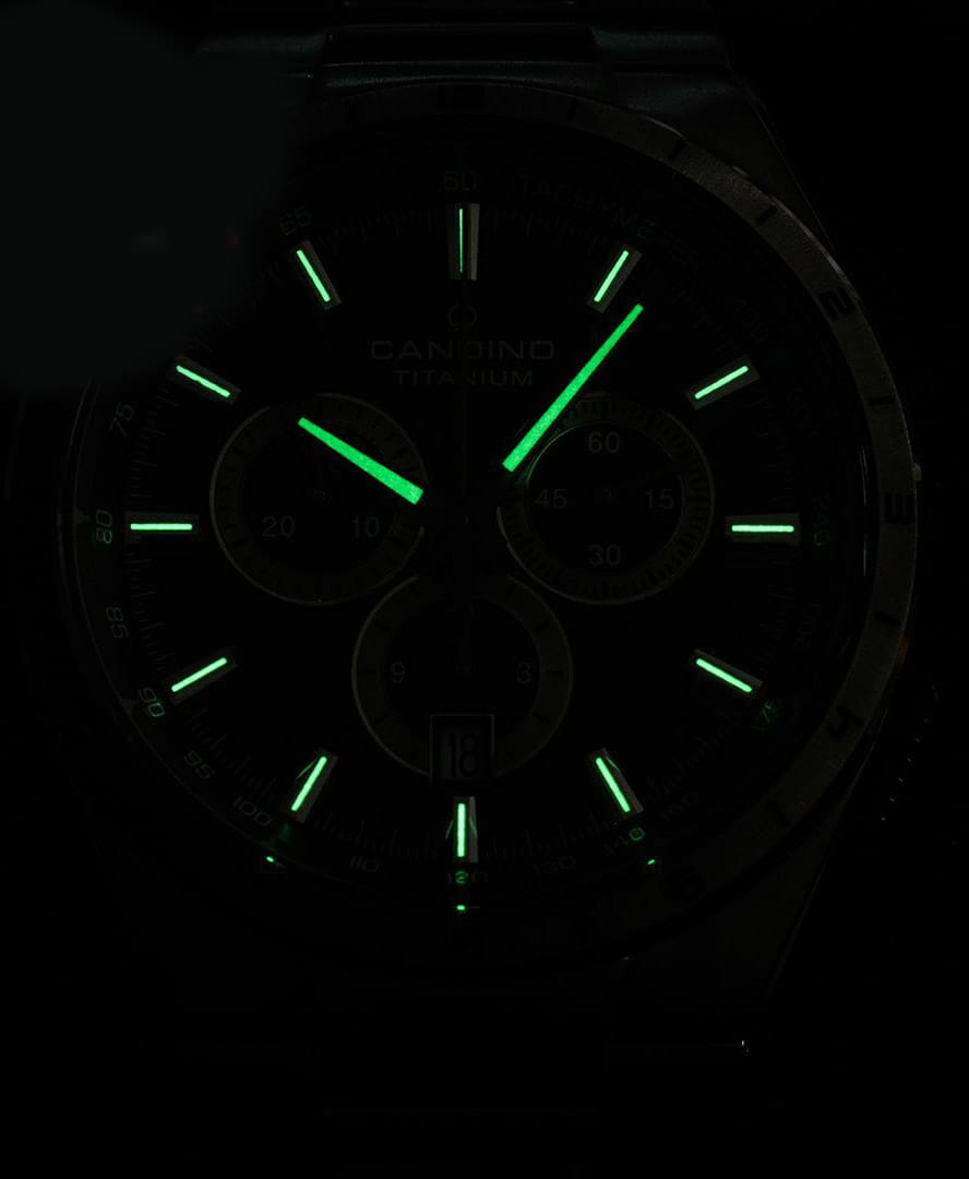 Candino Candino Titanium Chrono C4603/D мужские часы серый циферблат на запястье