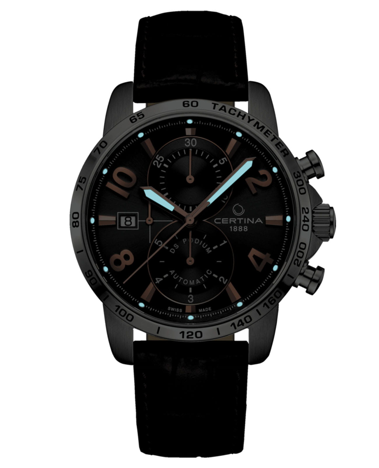 Certina Certina Ds Podium Chronograph Automatic C034.427.16.087.01  - задняя крышка металл сталь корпуса, швейцария часы
