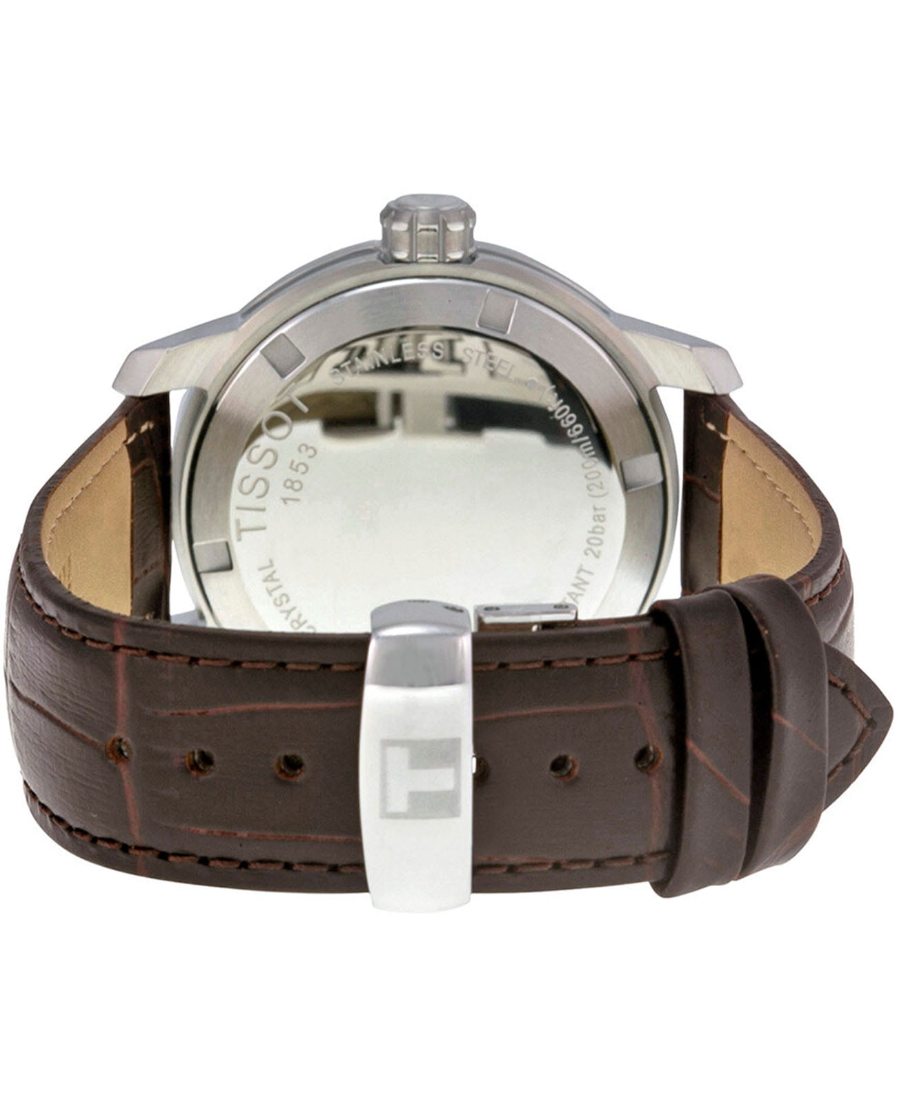 Tissot Tissot PRC 200 T055.410.16.017.01, t-sport швейцария мужские часы на браслете кожаный боковой вид