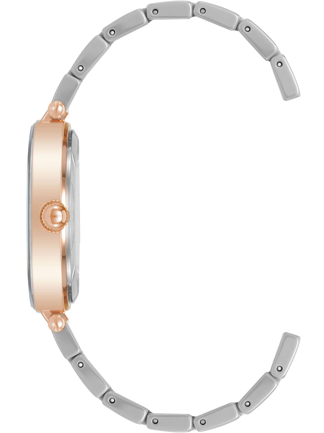 Anne Klein Anne Klein Diamond Ceramic 1018TPRG , наручные женские часы фото под углом