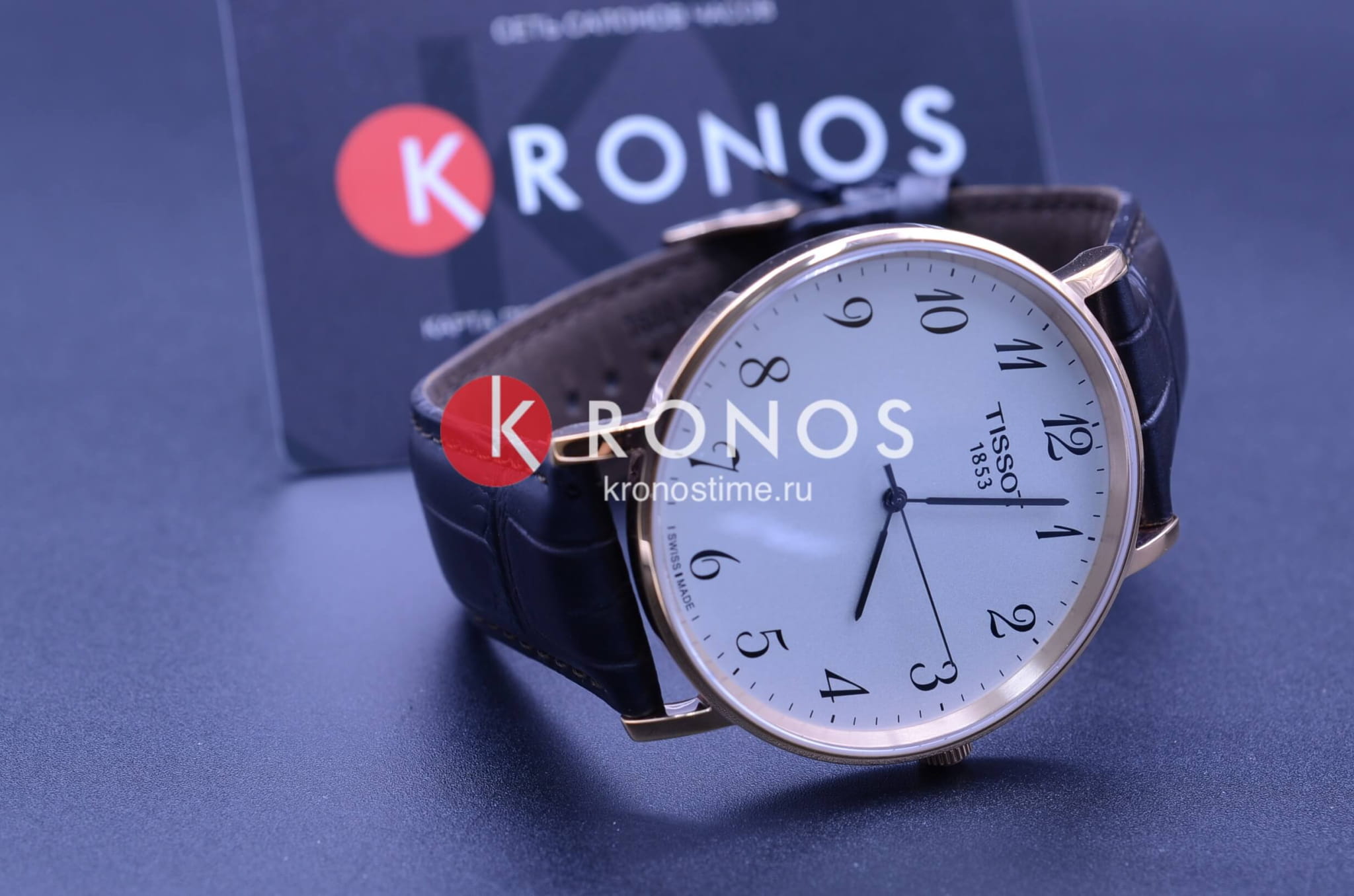 Tissot Tissot Everytime Large T109.610.36.032.00, t-classic швейцария мужские часы на браслете кожаный боковой вид