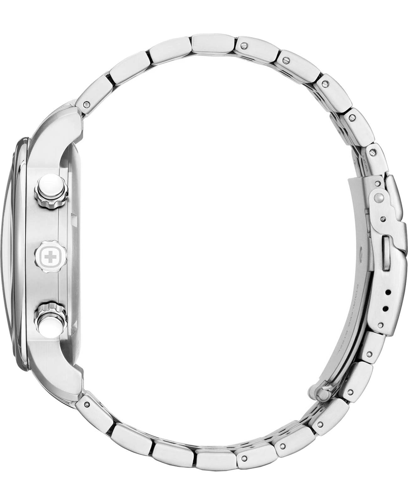 Wenger Urban classic 01.1743.122,  швейцария мужские часы на браслете нержавеющая сталь боковой вид