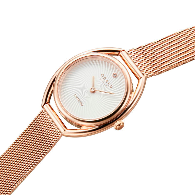 Оригинальные часы Obaku Obaku Diamond V286LXVIMV кварцевые калибр механизма  общий вид