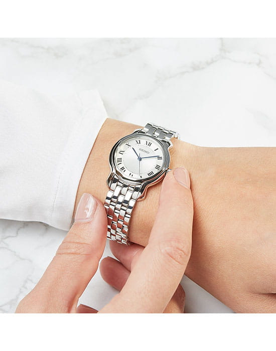 Seiko Seiko Conceptual Series Dress SRZ519P1 женские часы белый циферблат на запястье