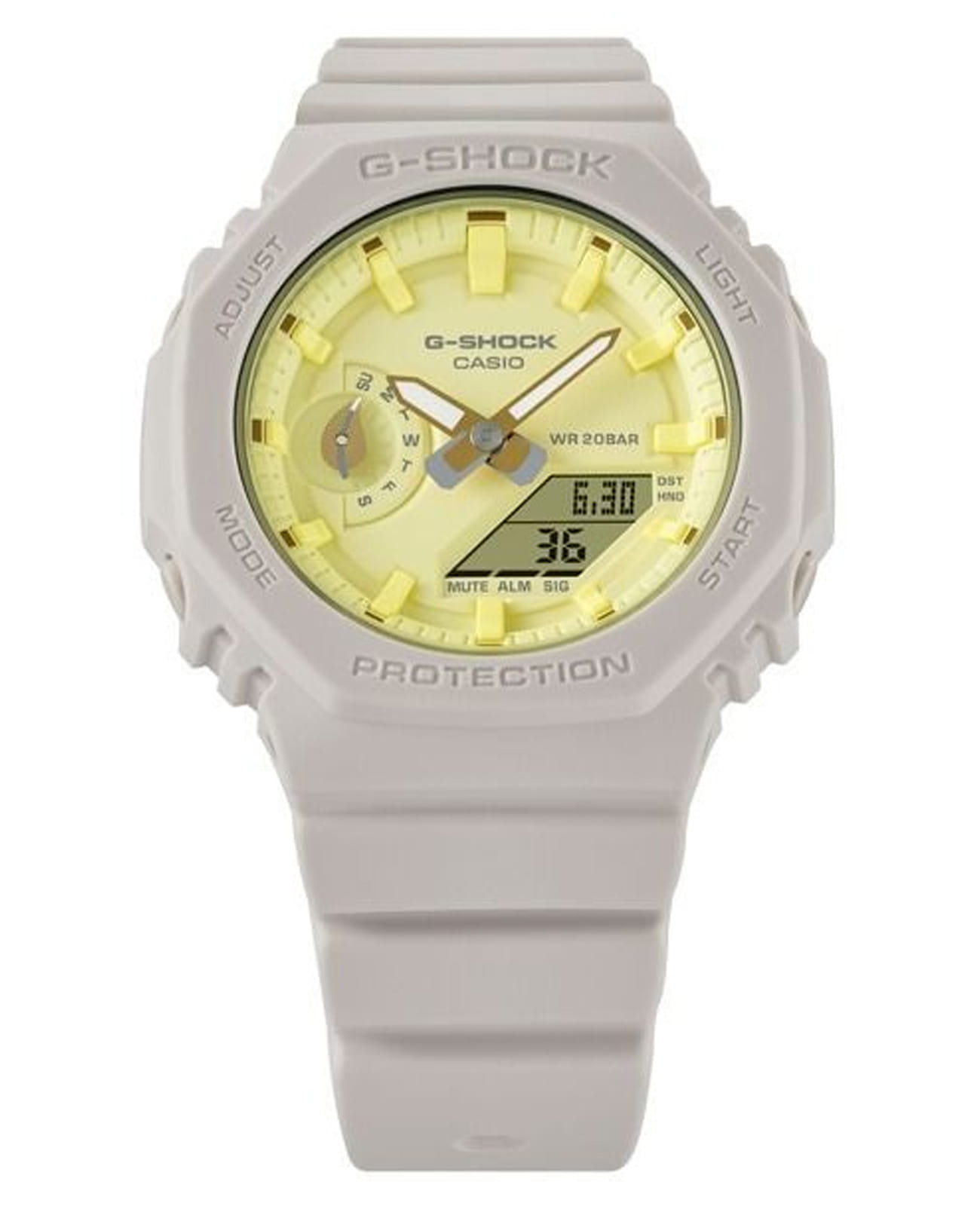 Casio Casio G-Shock GMA-S2100NC-4ADR (GMA-S2100NC-4A), g-shock япония женские часы на браслете пластик боковой вид