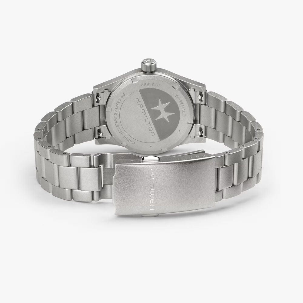 Hamilton H69401140 мужские часы застежка крупным планом