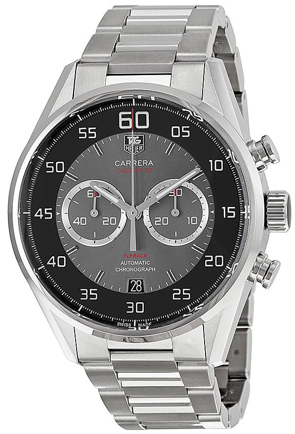 TAG Heuer TAG Heuer Carrera CAR2B10.BA0799, carrera швейцария мужские часы на браслете нержавеющая сталь боковой вид