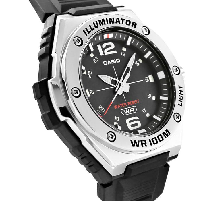 Casio Casio Collection Standard MWA-100H-1A  - задняя крышка пластик сталь металл корпуса, япония часы