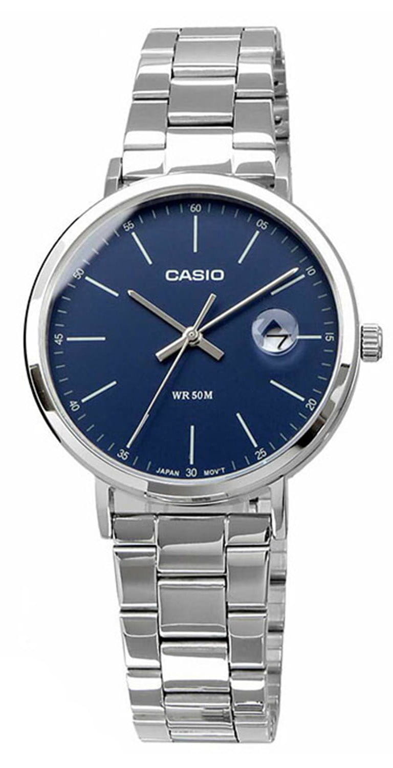 Casio Casio Collection MTP-E175D-2E мужские часы синий циферблат на запястье