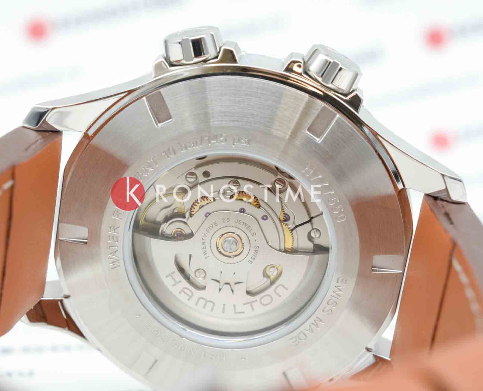 Оригинальные часы Hamilton Hamilton Khaki Aviation X-Wind Day Date Auto Chrono H77755533 механические калибр механизма h-30 общий вид