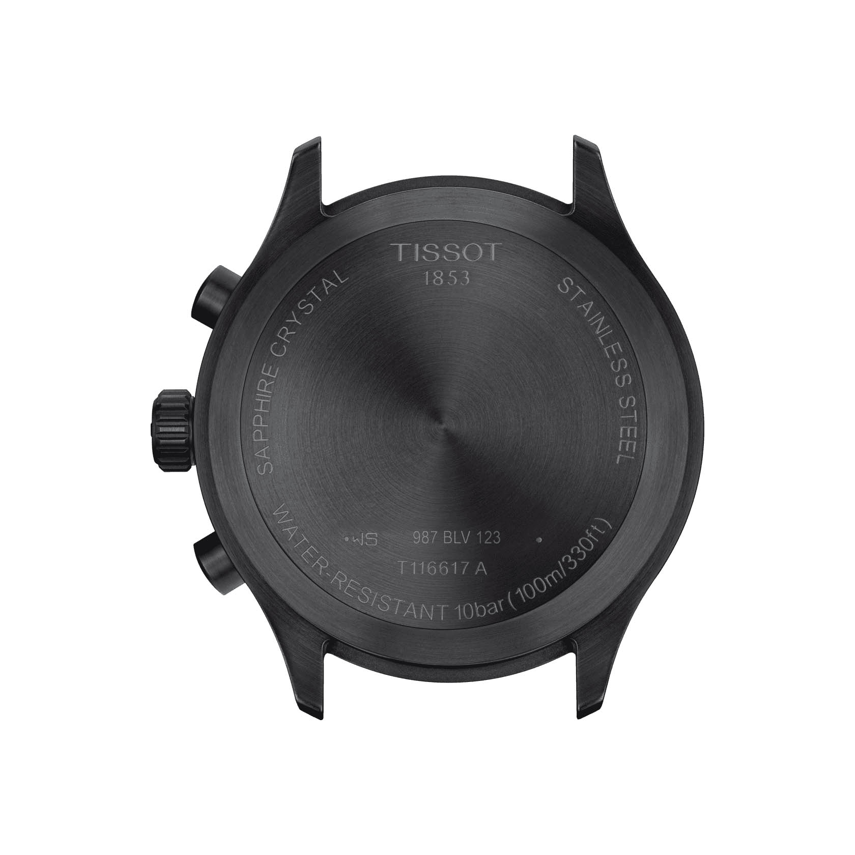 Tissot Tissot Chrono XL T116.617.36.052.03, t-classic швейцария мужские часы на браслете кожаный боковой вид