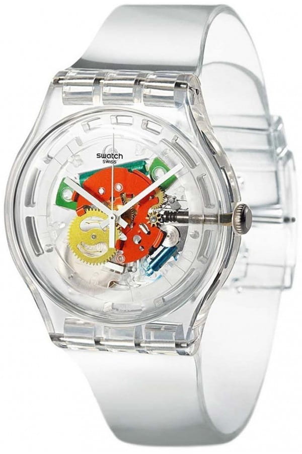 Swatch Swatch New Gent Lacquered SUOK111 , наручные мужские часы фото под углом