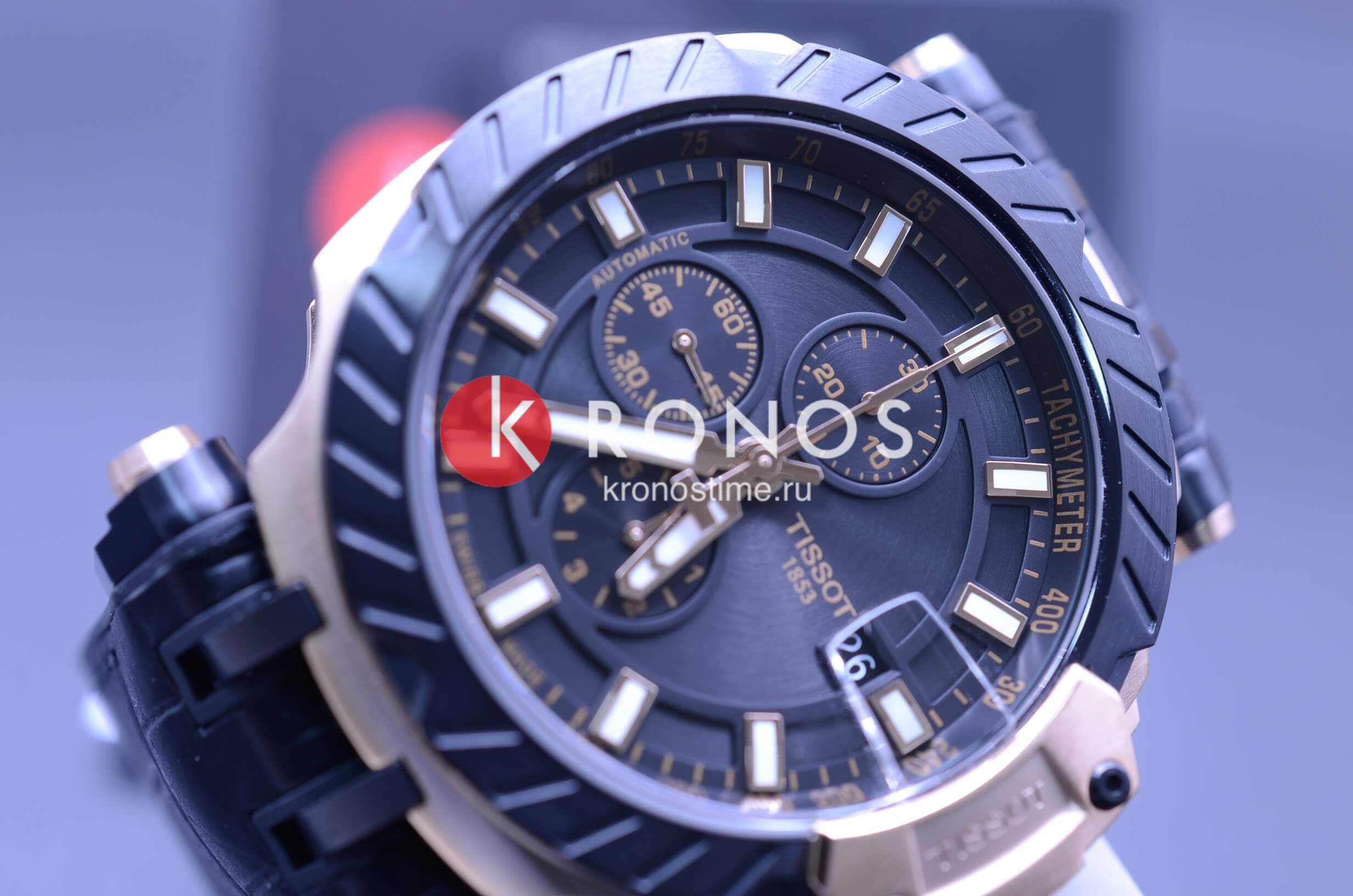 Tissot Tissot T-Race Automatic Chronograph T115.427.37.051.01 мужские часы черный циферблат на запястье