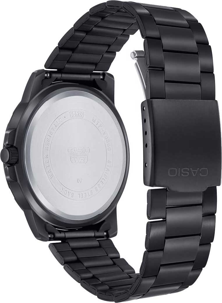 Casio Casio Collection MTP-VD300B-5E, collection япония мужские часы на браслете нержавеющая сталь с ip-покрытием боковой вид