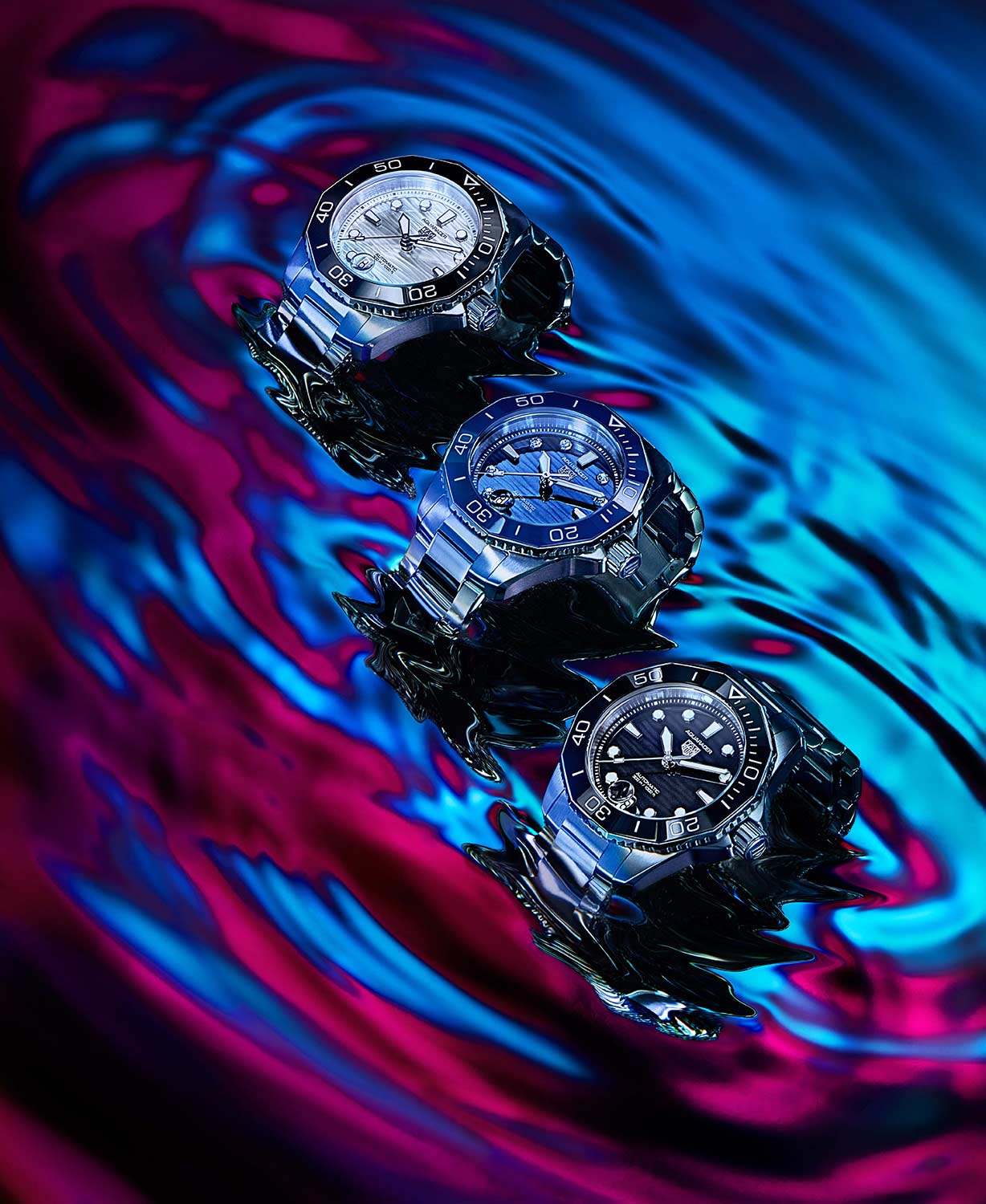 TAG Heuer WBP231C.BA0626 женские часы застежка крупным планом