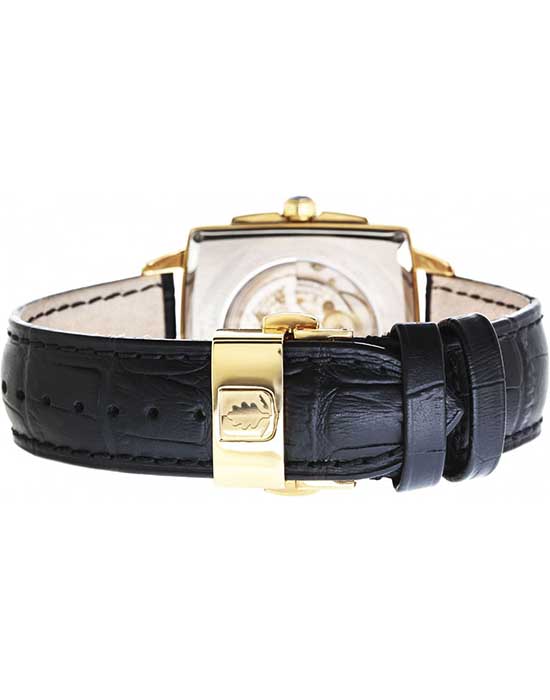 L'Duchen LDuchen D 444.21.31,  швейцария мужские часы на браслете кожаный боковой вид