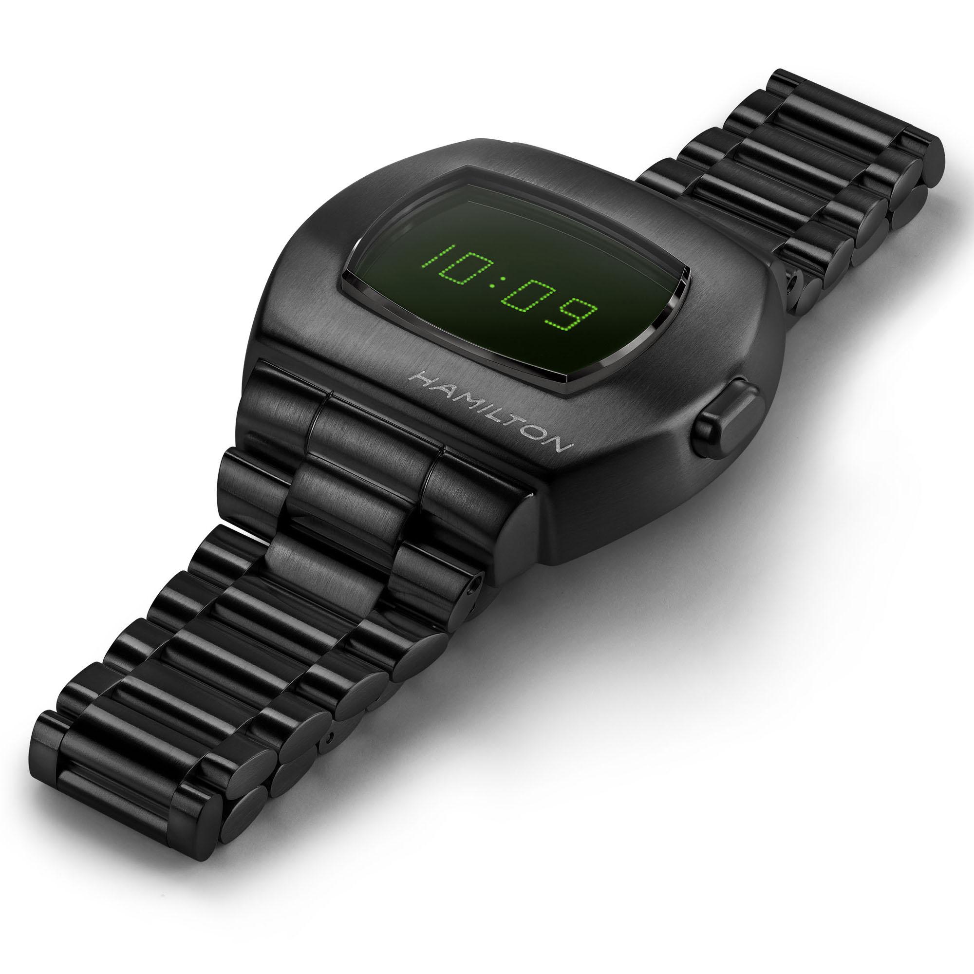 Hamilton Hamilton American Classic PSR MTX Digital Quartz H52434130 , наручные мужские часы фото под углом