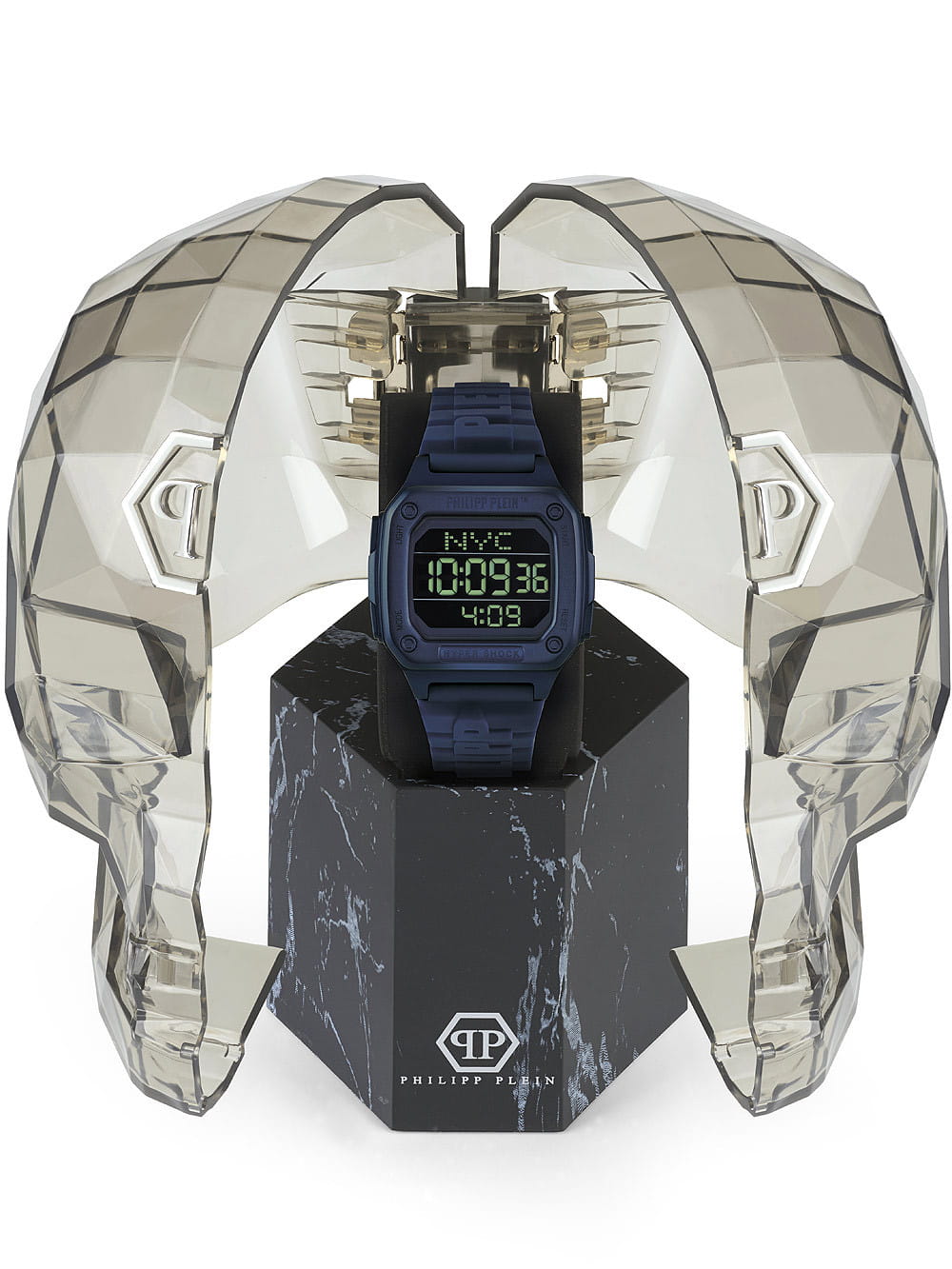 Philipp Plein Philipp Plein Hyper Shock PWHAA0321 мужские часы синий циферблат на запястье