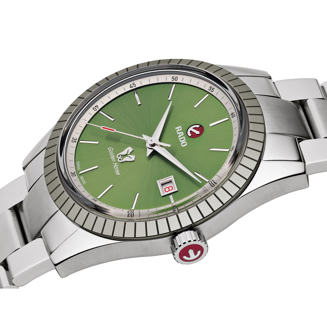 Rado Rado Golden Horse Automatic R33101314, golden horse швейцария мужские часы на браслете нержавеющая сталь боковой вид