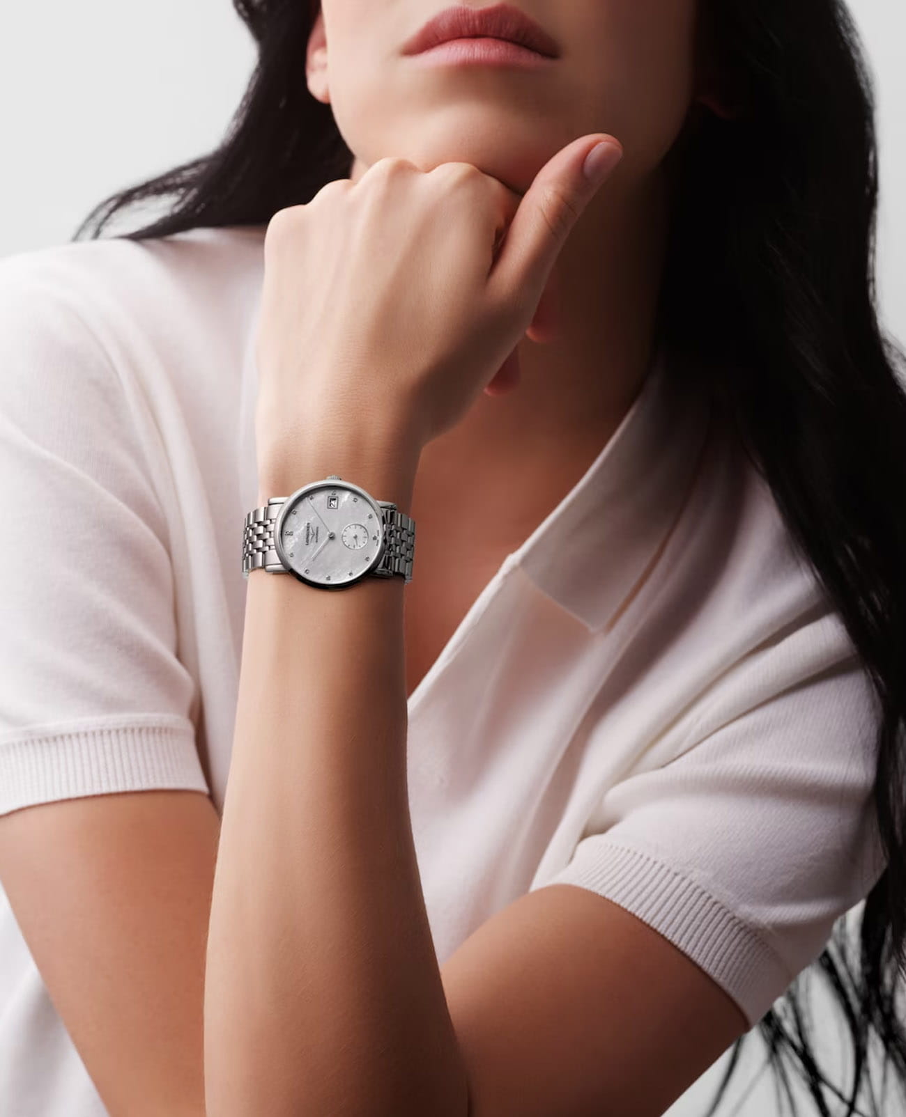 Оригинальные часы Longines Longines Elegant Collection L4.312.4.87.6 механические калибр механизма  общий вид