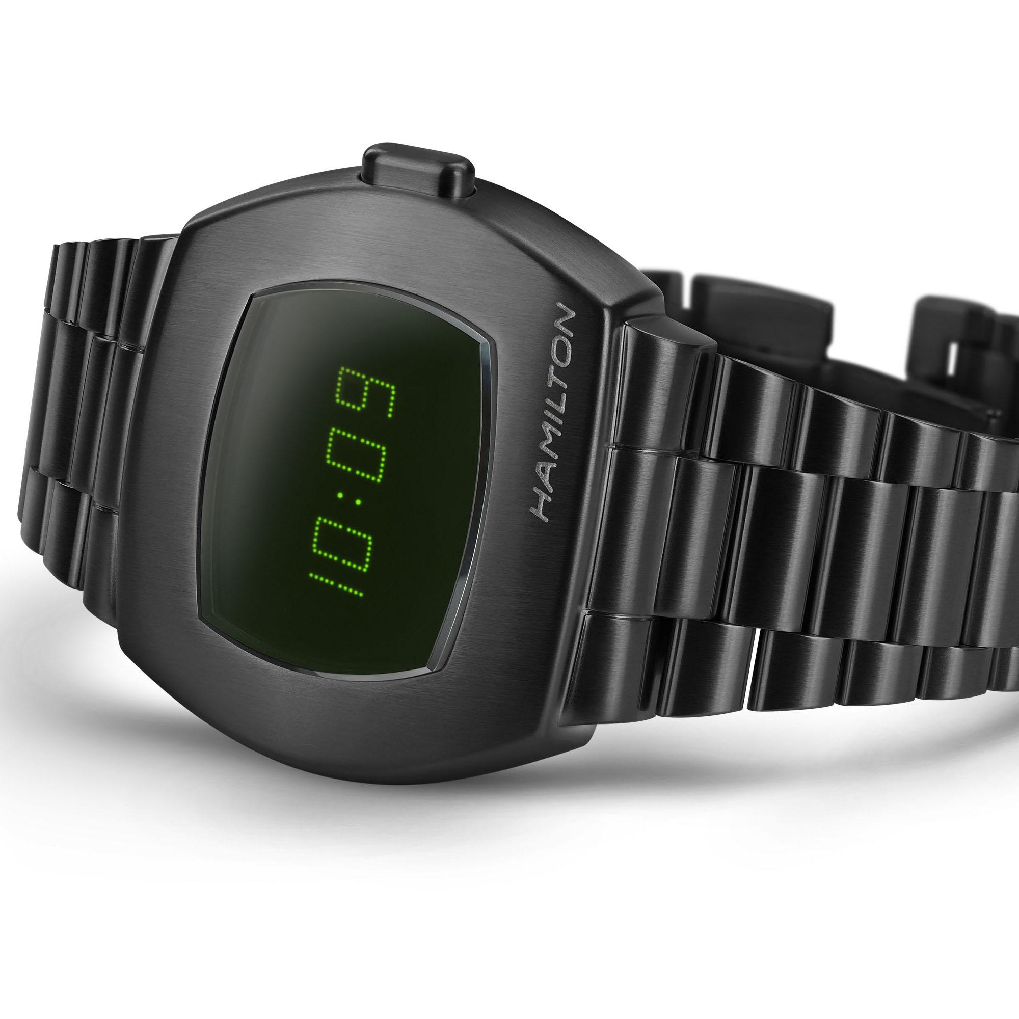 Hamilton Hamilton American Classic PSR MTX Digital Quartz H52434130, american classic швейцария мужские часы на браслете сталь c pvd покрытием боковой вид