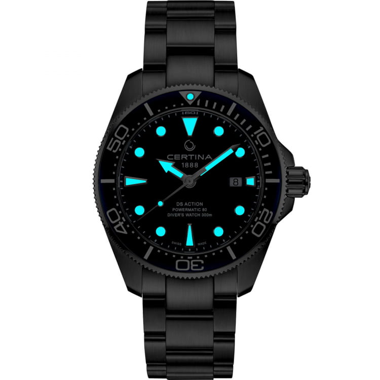 Certina Certina DS Action Diver C032.607.11.041.00 DS Action — детали корпуса и нержавеющая сталь