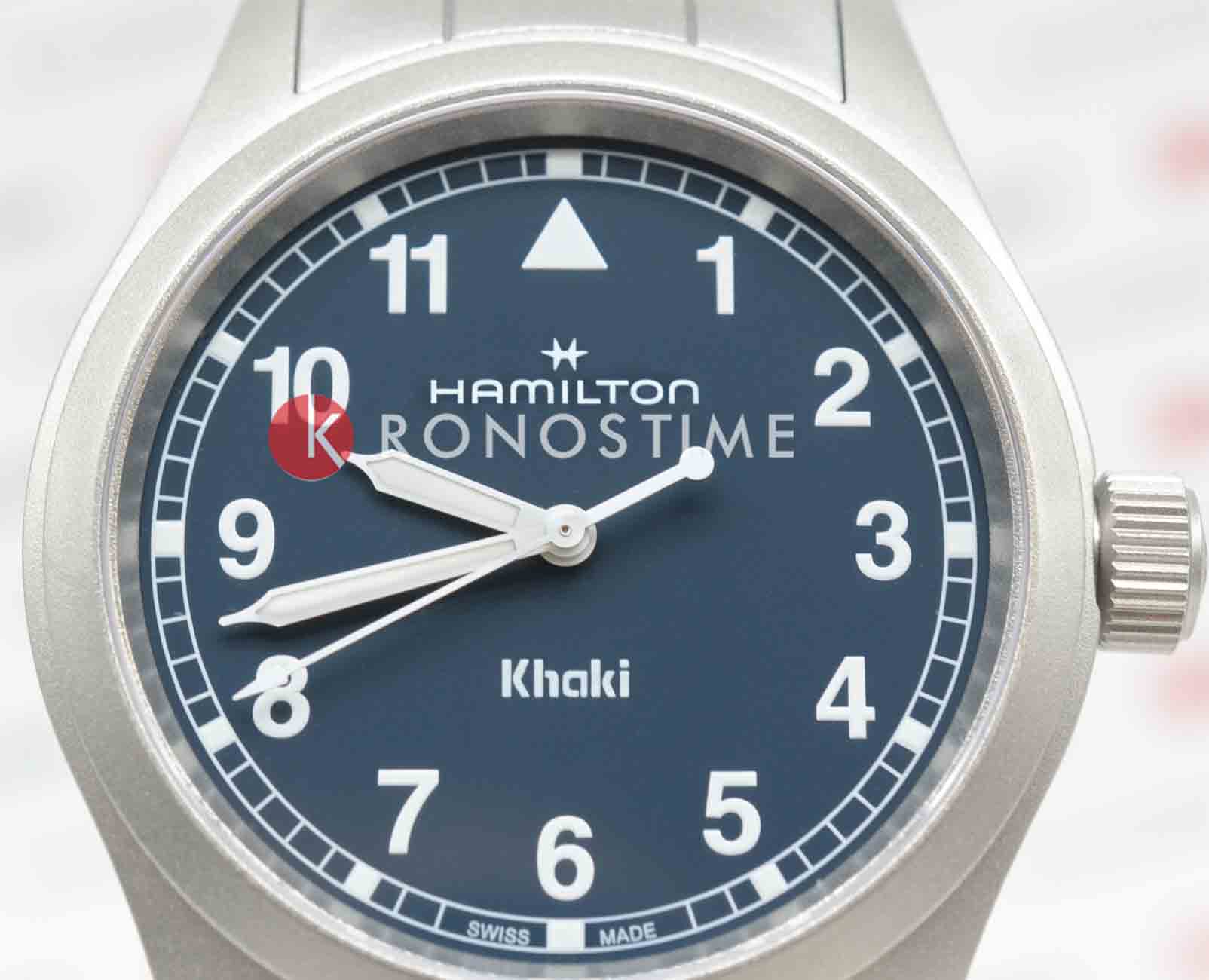 Hamilton Hamilton Khaki Field Quartz 38mm H69401140, khaki field швейцария мужские часы на браслете нержавеющая сталь боковой вид