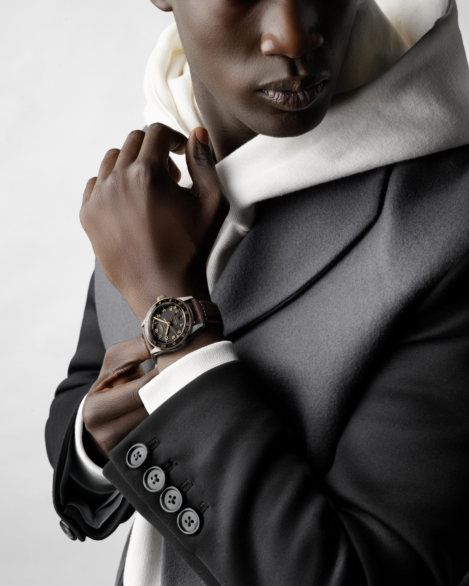 Longines Longines Spirit L3.802.5.53.2  - задняя крышка сталь корпуса, швейцария часы