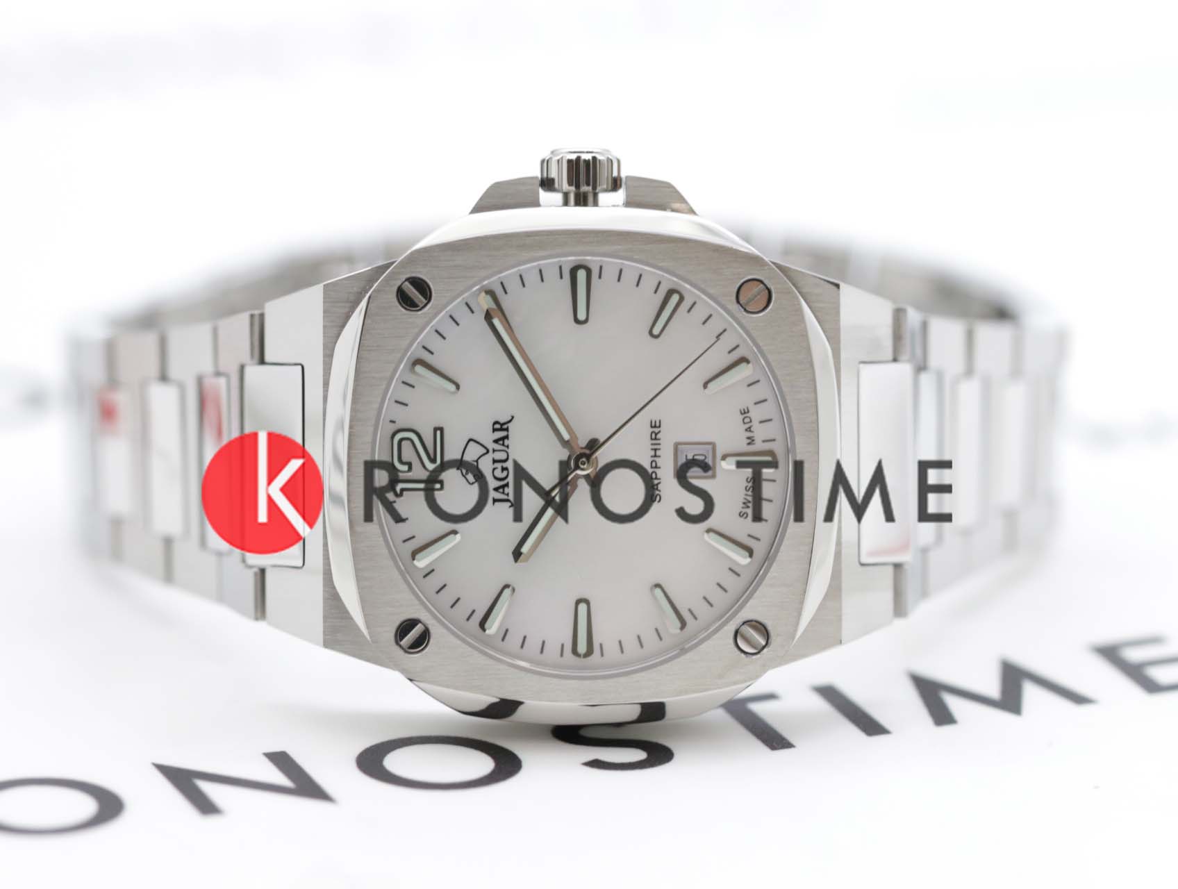 Jaguar Jaguar Rond Carre J1027/1,  швейцария женские часы на браслете нержавеющая сталь боковой вид