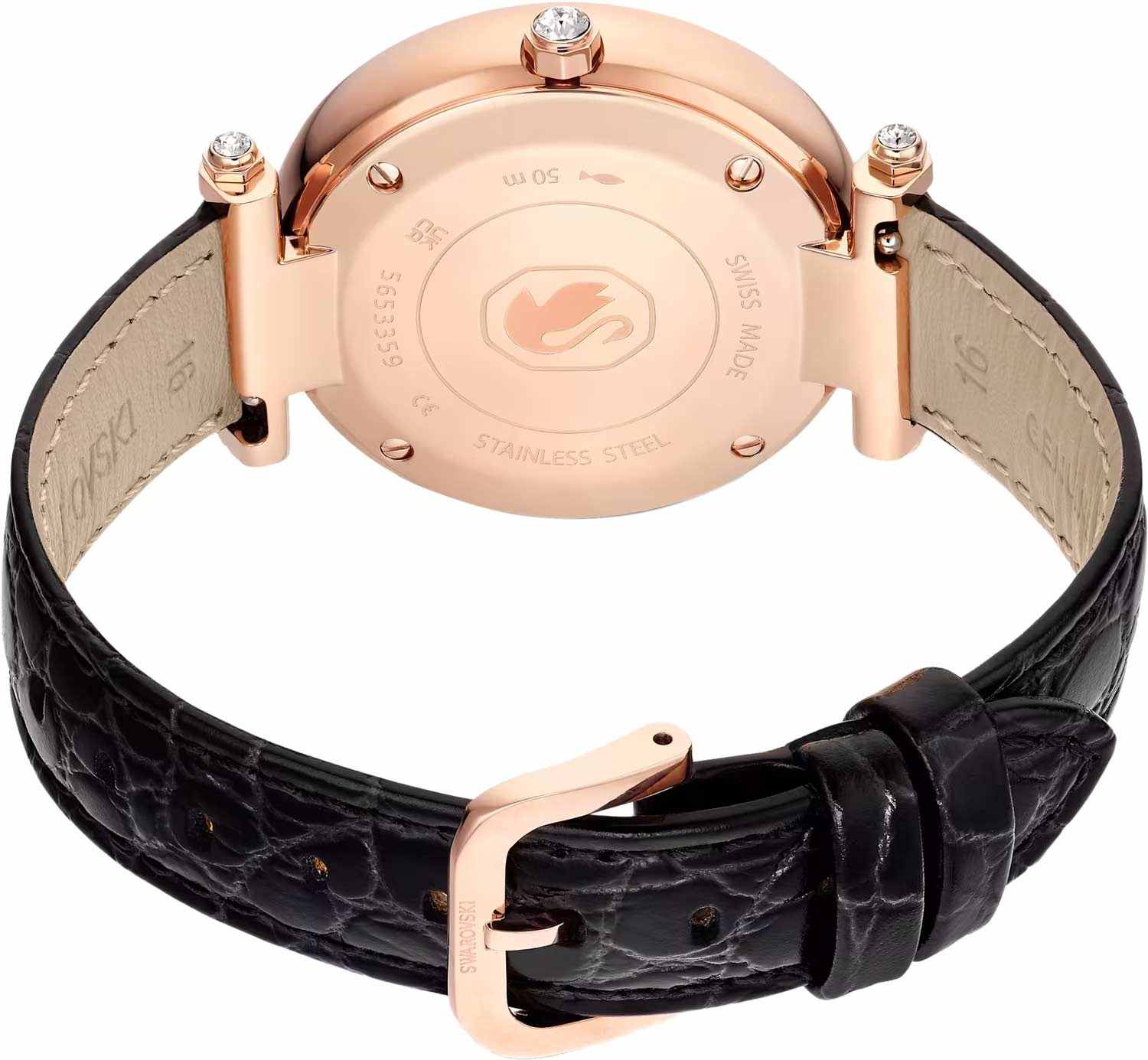 Swarovski Swarovski Crystalline Wonder 5653359 кварцевые женские часы часы крупный план серебристый циферблата