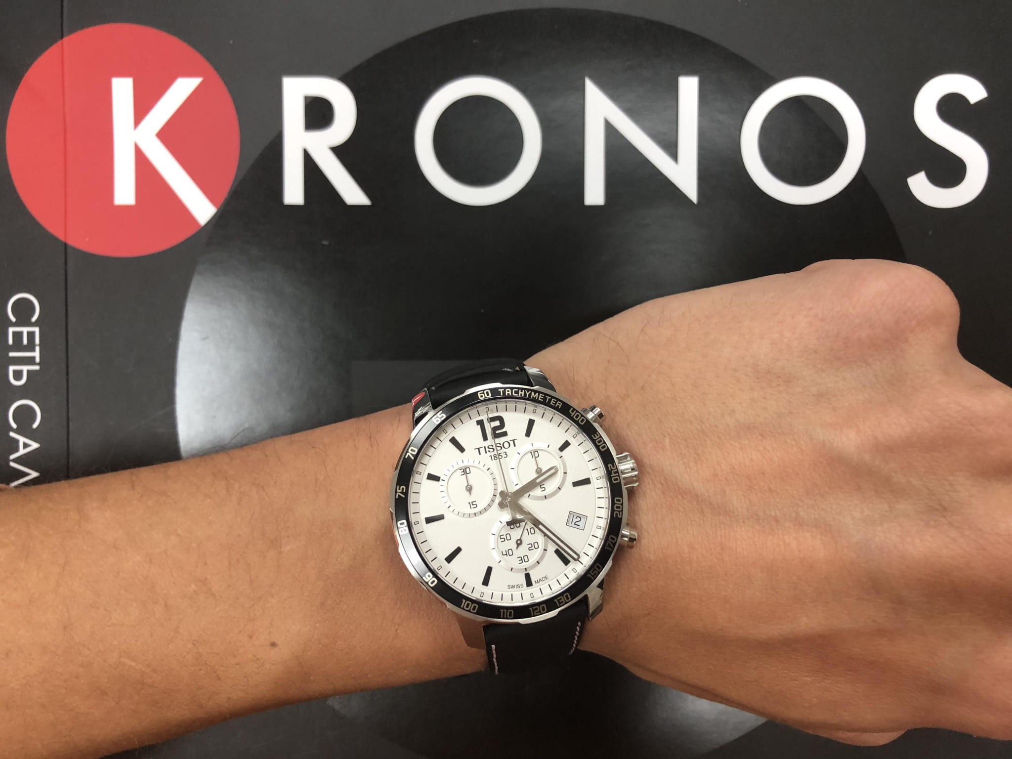 Tissot Tissot T-Sport Quickster T095.417.16.037.00, t-sport швейцария мужские часы на браслете кожаный боковой вид