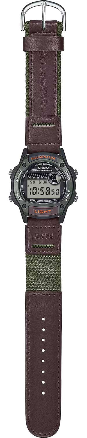 Casio Casio Collection W-220HF-3A , наручные мужские часы фото под углом