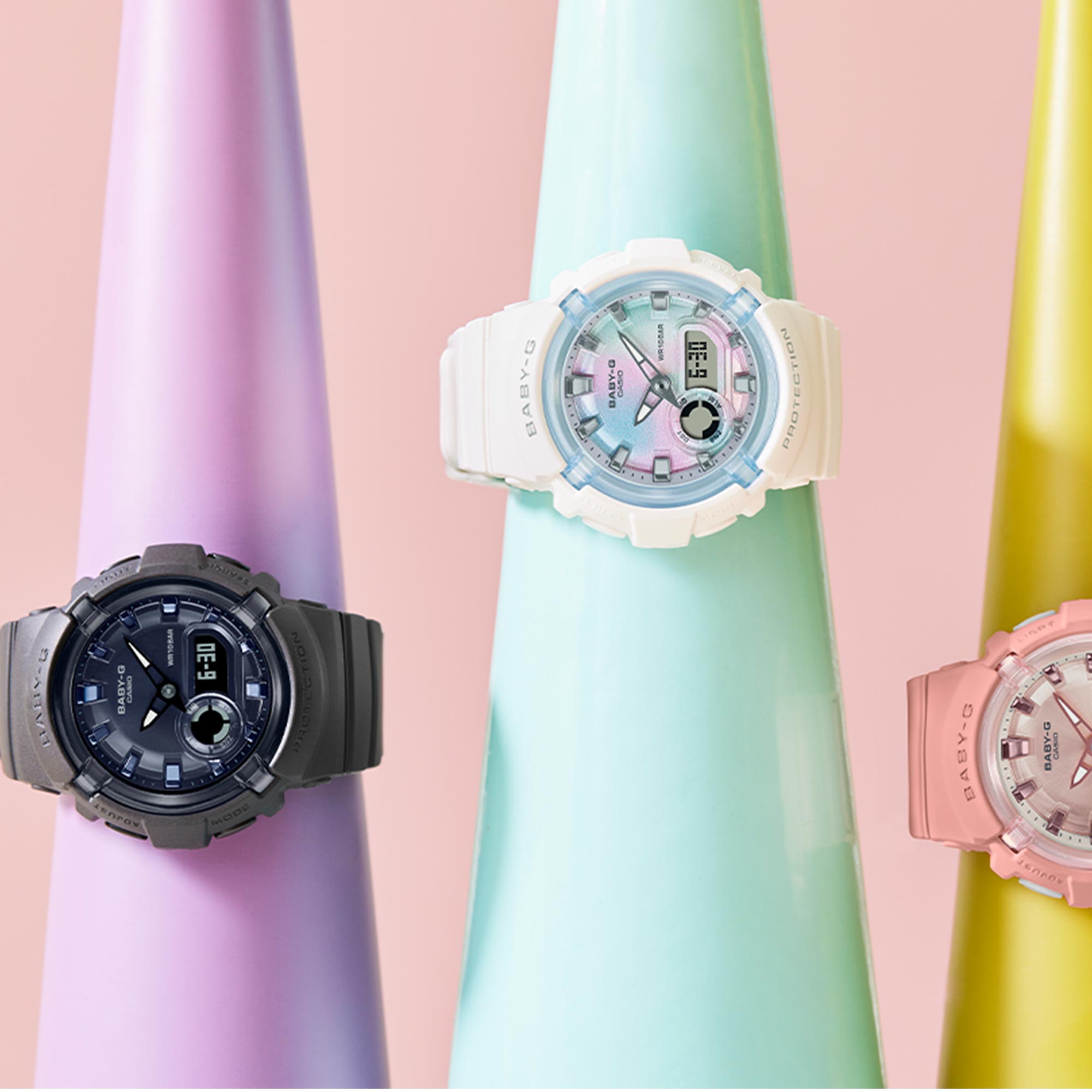 Casio Casio Baby-G BGA-280-1ADR (BGA-280-1A) , наручные женские часы фото под углом