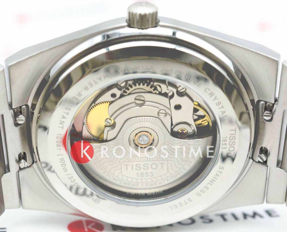 Tissot Tissot PRX Powermatic 80 40 ММ T137.407.11.091.01 механические мужские часы часы крупный план бирюзовый циферблата