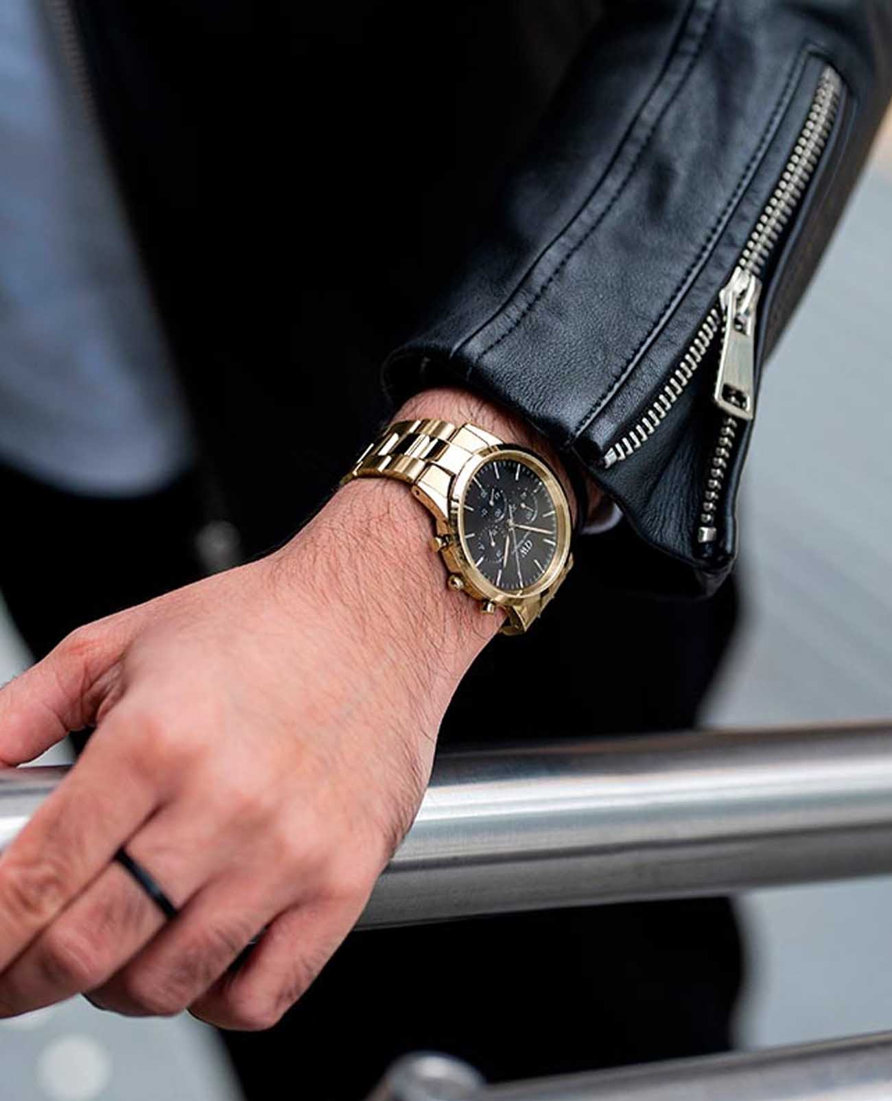 Daniel Wellington Daniel Wellington Iconic Link Arctic DW00100641 , наручные мужские часы фото под углом