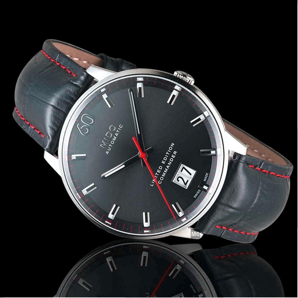 Mido Mido Commander Big Date 60th Anniversary Limited Edition M021.626.16.081.00  - задняя крышка металл сталь корпуса, швейцария часы