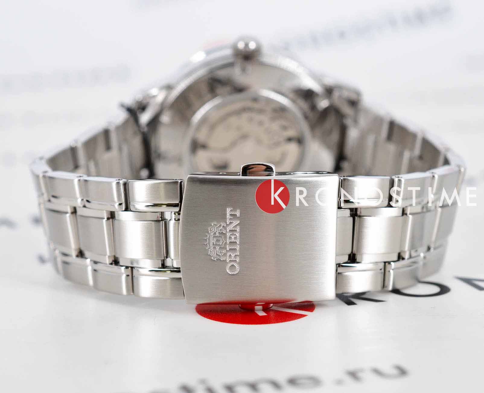 Оригинальные часы Orient Orient Sun & Moon Classic RA-AS000 (RN-AS0001B) механические калибр механизма  общий вид