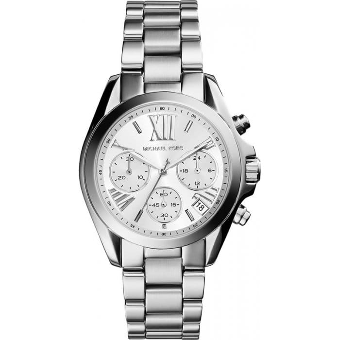 Michael Kors Michael Kors Ritz MK6174  MK6174 кварцевые женские часы серебристый циферблат, браслет  — вид спереди