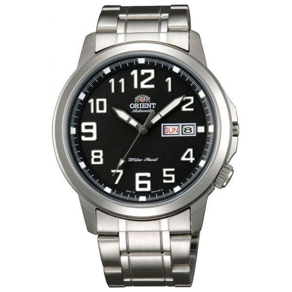 Orient Orient EM7K007B (FEM7K007B)  FEM7K007B  мужские часы  циферблат, браслет  — вид спереди