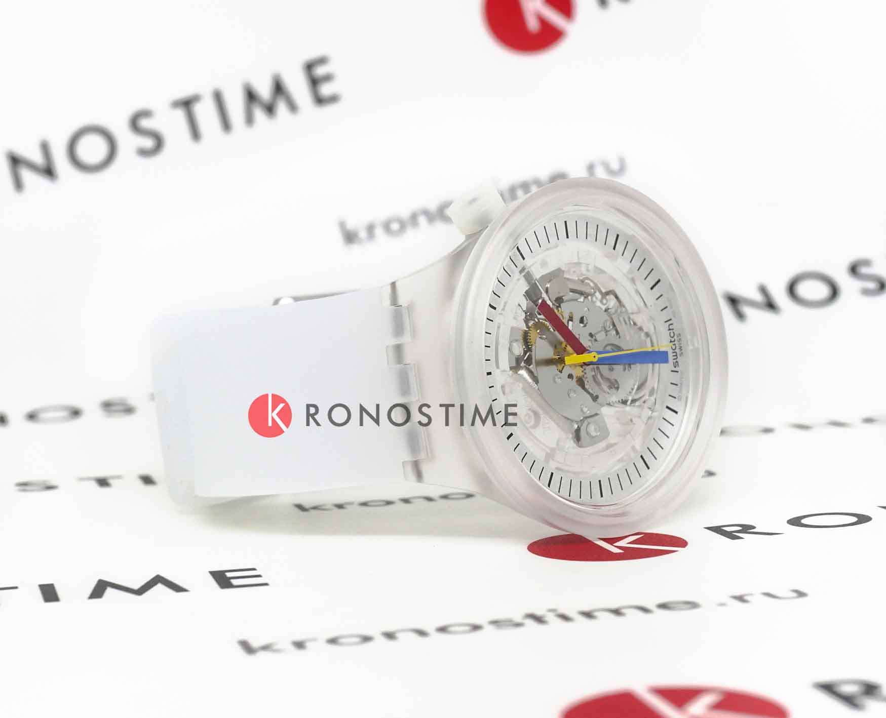 Оригинальные часы Swatch Swatch Big Bold Lacquered SB01K100 кварцевые калибр механизма  общий вид