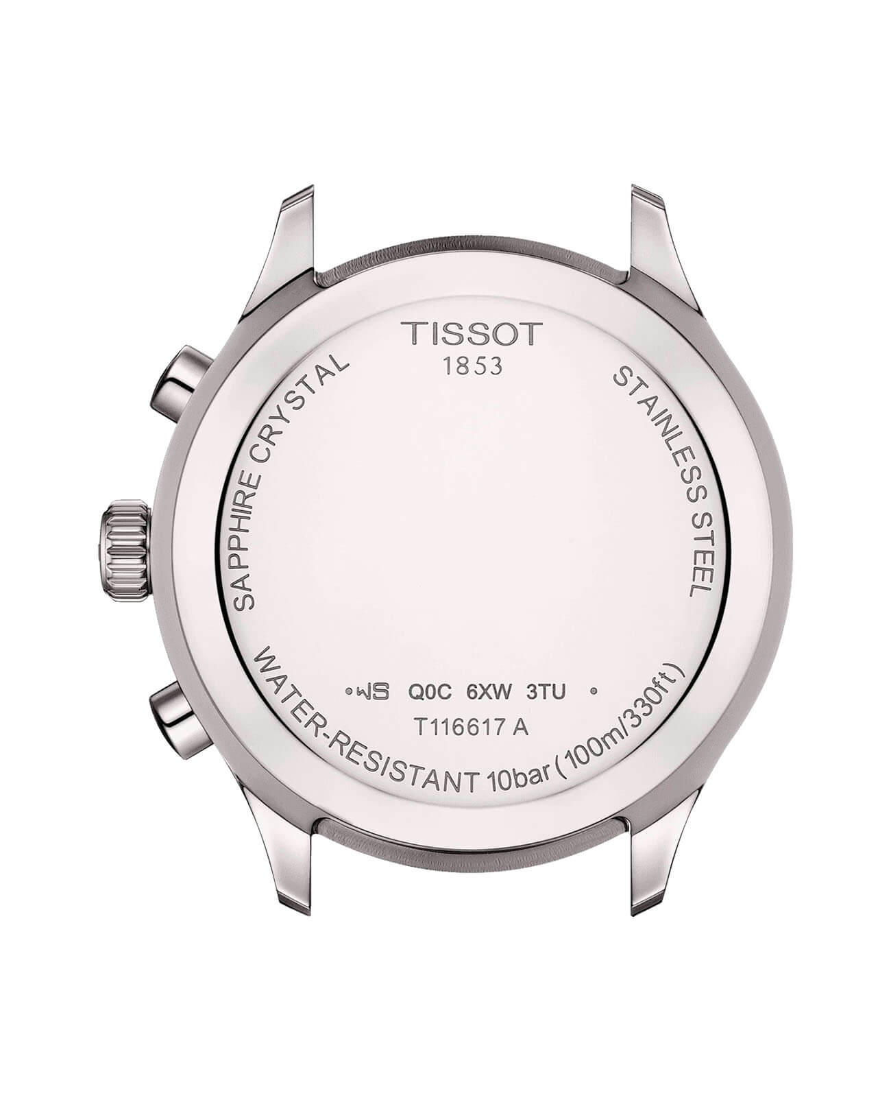 Tissot Tissot Chrono XL Classic T116.617.16.297.00, t-classic швейцария мужские часы на браслете кожаный боковой вид