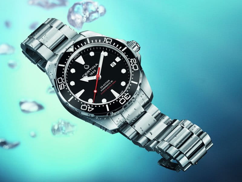 Certina Certina DS Action Diver Powermatic 80 C032.407.11.051.00 мужские часы черный циферблат на запястье