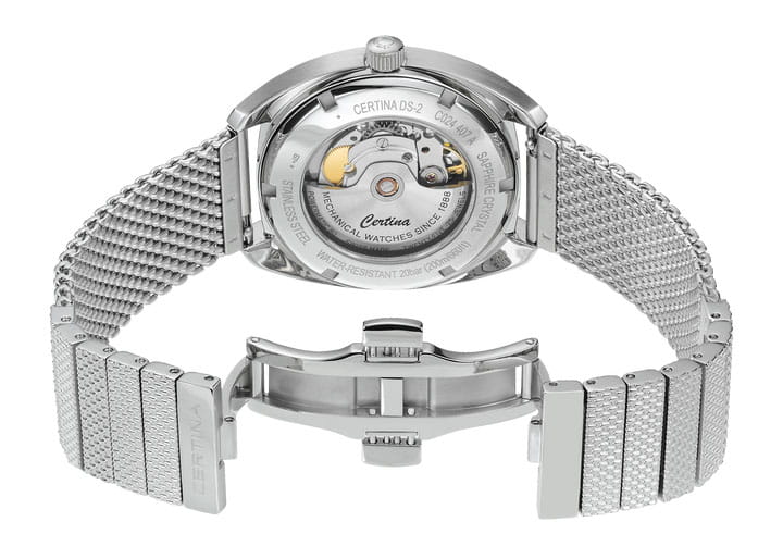 Certina Certina DS-2 C024.407.11.051.00, sport швейцария мужские часы на браслете нержавеющая сталь боковой вид
